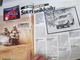 Tuulilasi 1985 nr 3, Rolls-Royce silver Spirit, Corolla FX, Lentäen autolomalle, Hyppy ohittajan alle, Volvo 740 GLE kestotesti, VII Pariisi-Dakar, Ruostesuojatesti