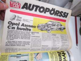 Tuulilasi 1985 nr 3, Rolls-Royce silver Spirit, Corolla FX, Lentäen autolomalle, Hyppy ohittajan alle, Volvo 740 GLE kestotesti, VII Pariisi-Dakar, Ruostesuojatesti