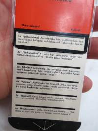 Miestenmuotineuvoston myyntitikku - myyntiargumentteja ja -ohjeita