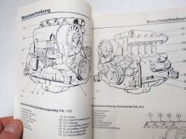 Deutz F-3-6 L  912/W Instruction Manual - Betriebanleitung -käyttöohjekirja saksaksi ja englanniksi