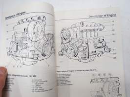 Deutz F-3-6 L  912/W Instruction Manual - Betriebanleitung -käyttöohjekirja saksaksi ja englanniksi