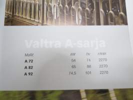 Valtra A-sarja A 72, A 82, A 92 -myyntiesite / sales brochure
