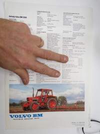 Volvo BM 2254 traktori -myyntiesite / sales brochure