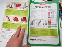 JF Niittosilppuri mallit FH 113 / 133 / 145 -myyntiesite / sales brochure