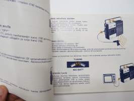 Scan Audio IC Radio / kasettinauhuri malli KC-3010 -käyttöohjekirja