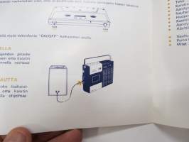 Scan Audio IC Radio / kasettinauhuri malli KC-3010 -käyttöohjekirja