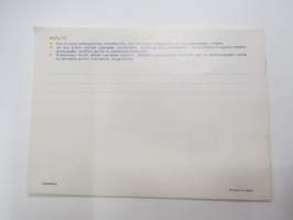 Scan Audio IC Radio / kasettinauhuri malli KC-3010 -käyttöohjekirja