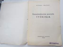 Kansalaiskoulun puutyön työkirja