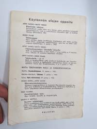 Kansalaiskoulun puutyön työkirja