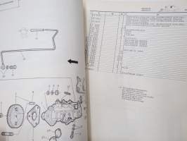 John Deere 4219 DZ 05 (930), 4239 DZ 01 (940) Engines - Parts Catalog - PC-3118 -varaosaluettelo