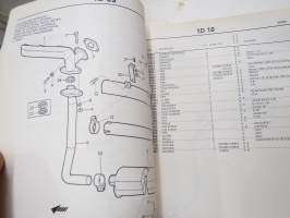 John Deere 2020, 2120 Tractors Parts Catalog -varaosaluettelo