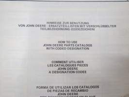 John Deere 2120 Tractors Parts Catalog -varaosaluettelo