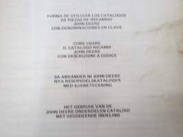 John Deere 2120 Tractors Parts Catalog -varaosaluettelo