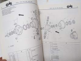 John Deere Mechanical front wheel drive for 1030, 1130, 1630, 1830, 2030 Tractors Parts Catalog -varaosaluettelo