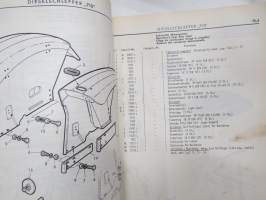 John Deere Dieselschlepper 510 - Ersatzteilliste -varaosaluettelo