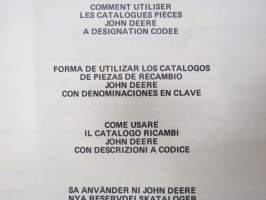 John Deere 2130 Tractor Parts Catalog -varaosaluettelo