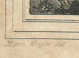 Magnus von Wright  , &quot;Juvankoski pappersbruk&quot; lithografia lith u Druck v Adler u Dietze in Dresden kehystämätön  koko 22x14  cm