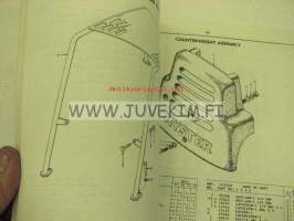 Hyster Space Saver S60B, S70B, S80B, S100B parts manual -varaosaluettelo
