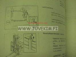 Mitsubishi FD35, FD40, FD45, FD50C, FD50 -haarukkatrukki käyttöohjekirja