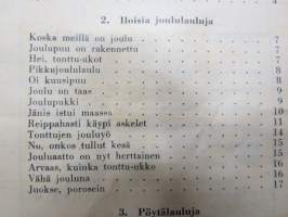 Hauskaa pikkujoulua  - Fazer -lauluvihko, tilaa osallistujien nimikirjoituksille ja tervehdyksille -christmas songs in finnish