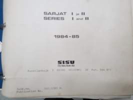 Sisu SR 1984-85 Varaosakirja - Spare Parts sarjat I ja II