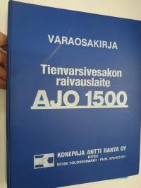 AJO Tienvarsivesakon raivauslaite - Käsikirja, käyttöohjeita, huoltotaulukko, huolto-ohjeita, hydrauliikka