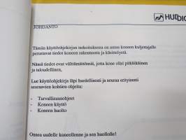 Huddig 960 - C6 kaivurikuormaaja käyttöohjekirja, kopio