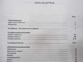 JCP 3 DS kuormain käyttöohjekirja, KOPIO