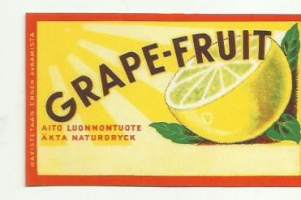 Grape Fruit -   juomaetiketti