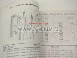 Mitsubishi Lift Trucks Parts List KFD20, KFD23, KFD25, FD20, FD23, FD25 -varaosaluettelo