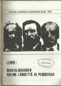 Lenin: Marxilaisuuden kolme lähdettä ja perusosaa moniste