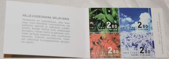 Postimerkkivihko Suomi Finland 1917 1997