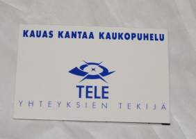Postimerkkivihko Kauas kantaa kaukopuhelu