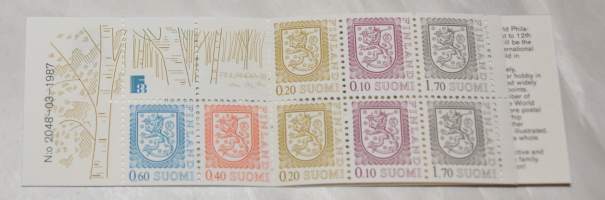 Postimerkkivihko Finlandia 88