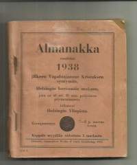Almanakka 1938  -   kalenteri