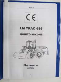 LM TRAC 686 monitoimikone - Käyttäjän ohjekirja -käyttöohjekirja KOPIO / operator´s manual in finnish, COPY