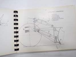 Lännen Tehtaat AH 182 Tiehöylä käyttöohjekirja / road grader, operator´s manual in finnish