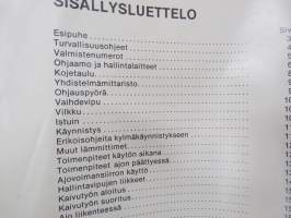 Valmet C 845 Valtra (Velsa Oy) - Käyttäjän käsikirja -käyttöohjekirja / operator´s manual in finnish