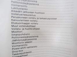 Valmet C 845 Valtra (Velsa Oy) - Käyttäjän käsikirja -käyttöohjekirja / operator´s manual in finnish