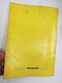 Valmet C 845 Valtra (Velsa Oy) - Käyttäjän käsikirja -käyttöohjekirja / operator´s manual in finnish