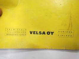 Valmet C 845 Valtra (Velsa Oy) - Käyttäjän käsikirja -käyttöohjekirja / operator´s manual in finnish