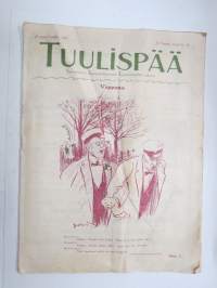 Tuulispää 1926 nrot 18-20, vappuna 29.4.1926 -pilalehti, Suomalaisten Sanomalehtimiesten Lepokotisäätiön julkaisu