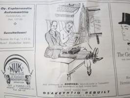 Tuulispää 1926 nrot 18-20, vappuna 29.4.1926 -pilalehti, Suomalaisten Sanomalehtimiesten Lepokotisäätiön julkaisu