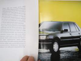 Peugeot 309 1989 -myyntiesite / sales brochure