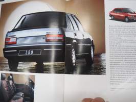 Peugeot 309 1989 -myyntiesite / sales brochure