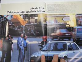 Honda Civic 4D Sedan 1985 -myyntiesite / sales brochure