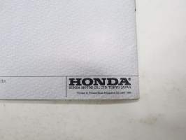 Honda Civic 4D Sedan 1985 -myyntiesite / sales brochure