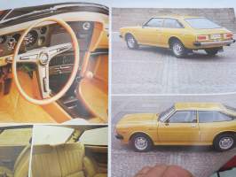 Toyota Corolla Lift Back 1600 1977 -myyntiesite / sales brochure