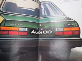 Audi 80 -myyntiesite / sales brochure