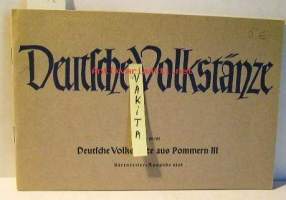 Deutshe volkstäze  II   Heft 50/51